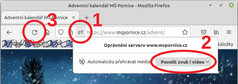 Povolení zvuku